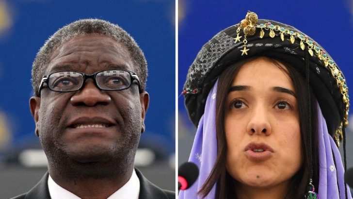 DR Congo’s Mukwege and Yazidi campaigner Murad win Nobel Peace Prize