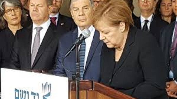 Germany’s Merkel tours Israel’s Yad Vashem Holocaust museum